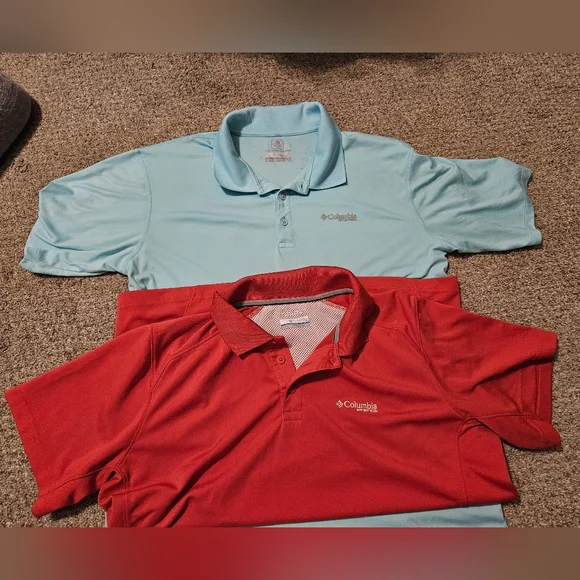 mens Large Columbia collar shirt bundle - Picture 1 of 2